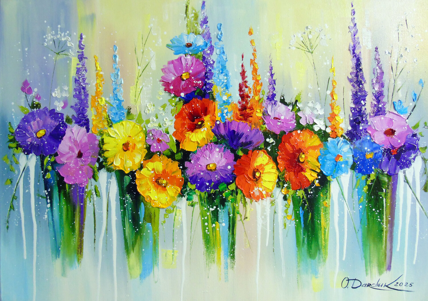Summer Symphony Olha Darchuk Original painting for sale