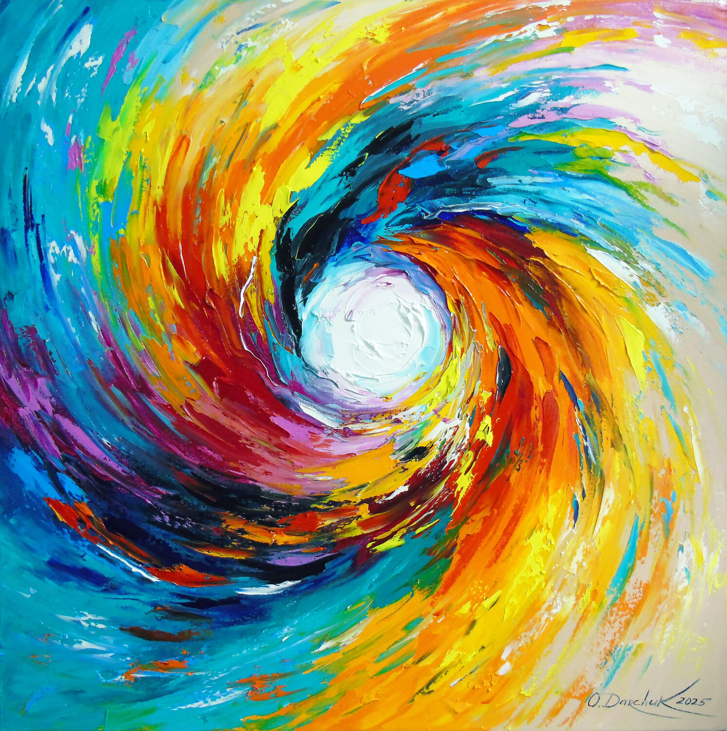Stream of Eternity Olha Darchuk Original painting for sale