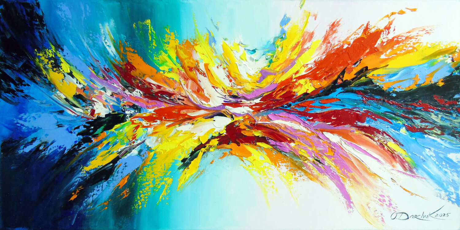 Energy of the Universe Olha Darchuk Original painting for sale
