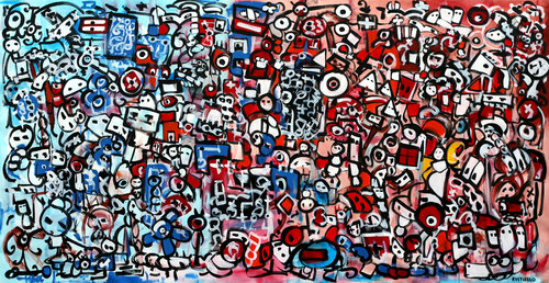 Loosing blue by Riccardo Vitiello, Painting for Sale on Select