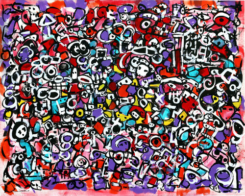 Same old situation 2 by Riccardo Vitiello, Painting for Sale on Select