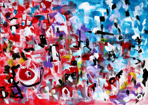 Theatre of brain by Riccardo Vitiello, Painting for Sale on Select