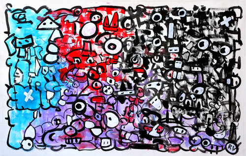Fade to black by Riccardo Vitiello, Painting for Sale on Select