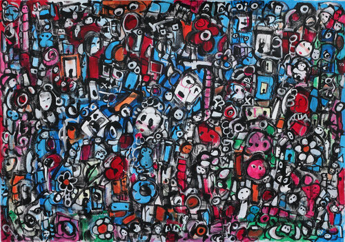 Porcelain looks by Riccardo Vitiello, Painting for Sale on Select