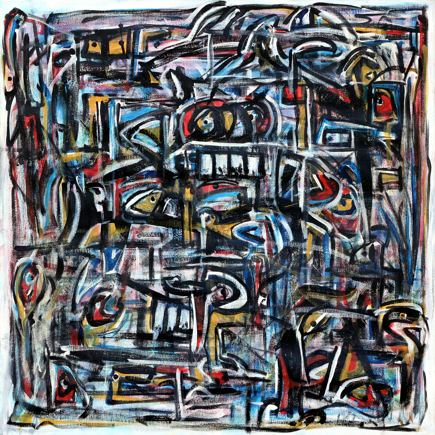 Watching through Riccardo Vitiello Original painting for sale