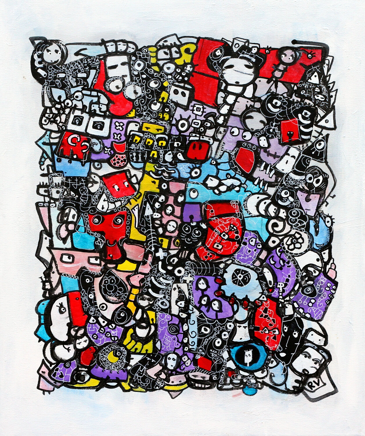 White hour Riccardo Vitiello Original painting for sale