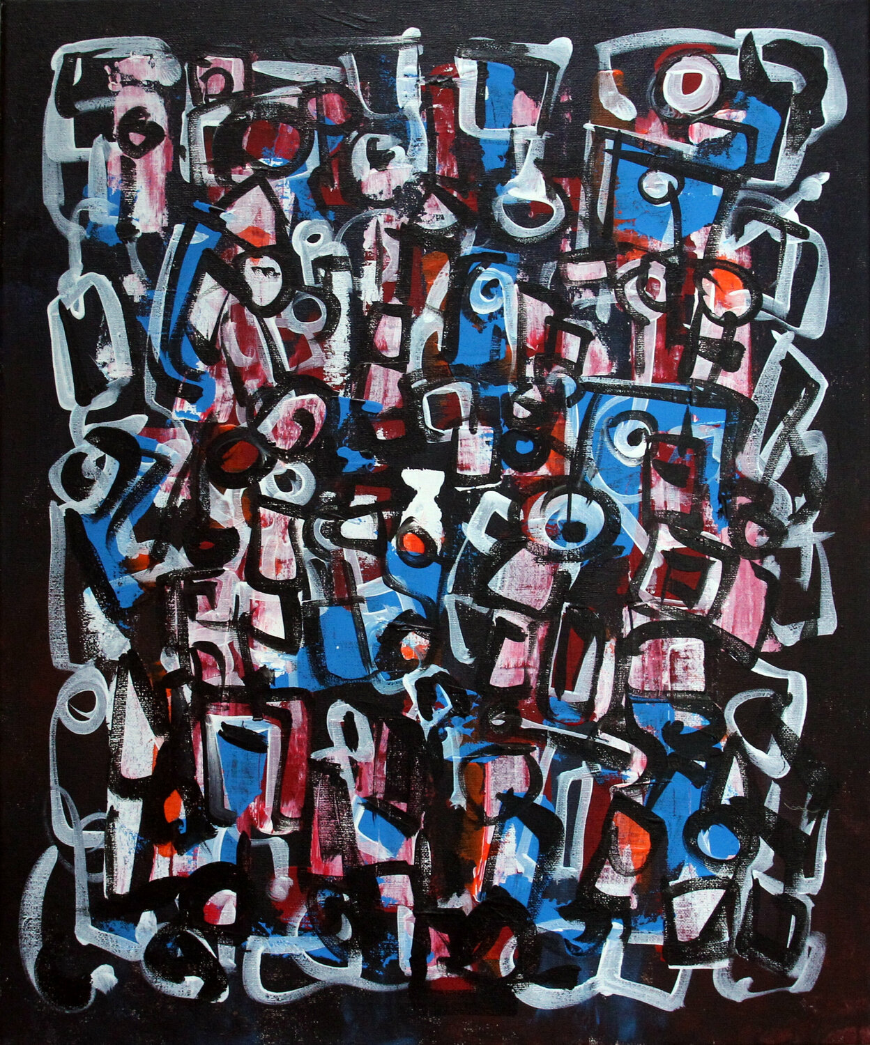 Flux Riccardo Vitiello Original painting for sale
