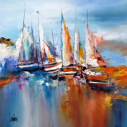 "Bâbord" by Thierry Landon, Painting for Sale on Select