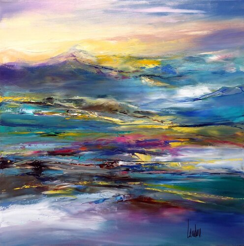"Fréquence à 2000 m" by Thierry Landon, Painting for Sale on Select