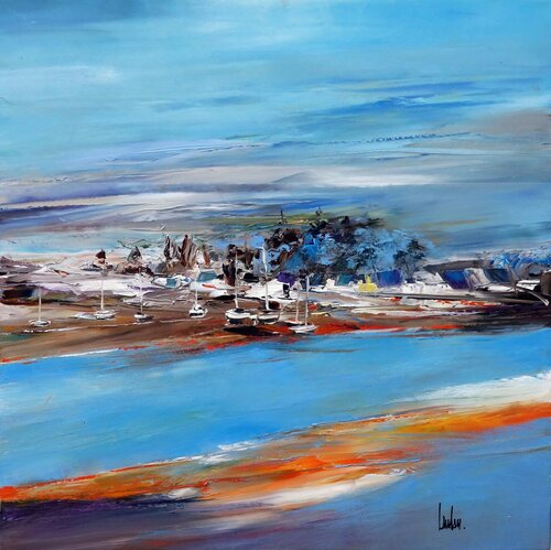 "Ô mer" by Thierry Landon, Painting for Sale on Select