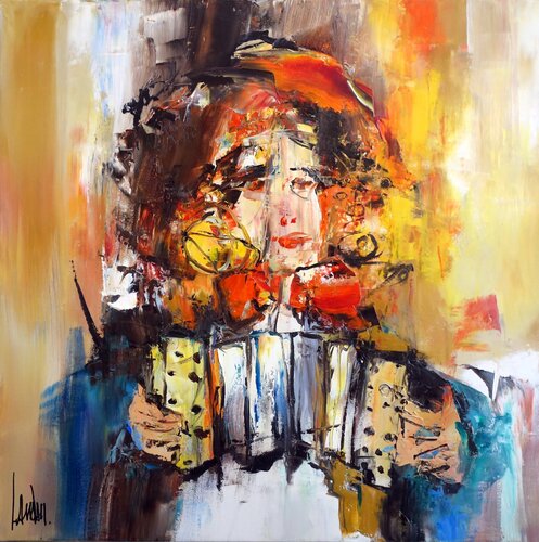 Tourbillon de fête by Thierry Landon, Painting for Sale on Select