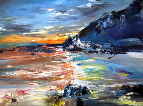 Bulles d'écumes by Thierry Landon, Painting for Sale on Select