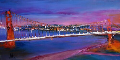 Midnight California by Thierry Landon, Painting for Sale on Select