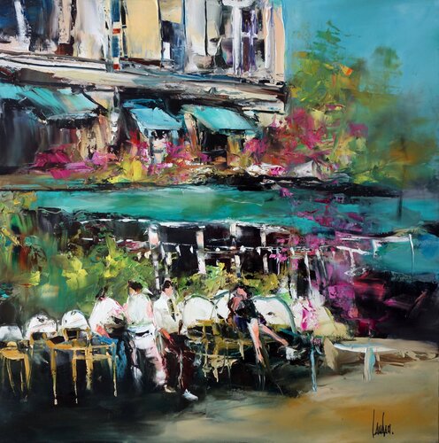Happy hours by Thierry Landon, Painting for Sale on Select