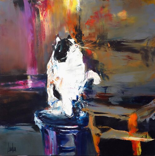 Catissimo by Thierry Landon, Painting for Sale on Select
