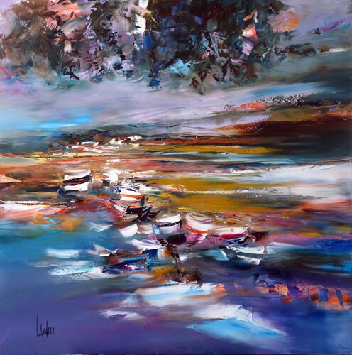 Team océane by Thierry Landon, Painting for Sale on Select