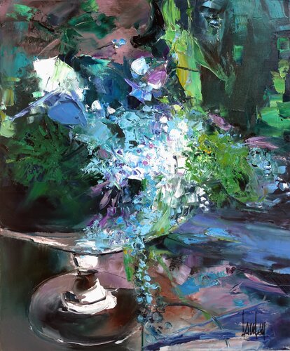 Secret d'alcôve II by Thierry Landon, Painting for Sale on Select