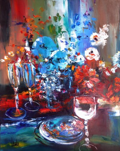 Cristal colors by Thierry Landon, Painting for Sale on Select