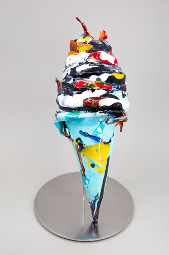 Olympic flame Ice cream by Min seok Kang, Sculpture for Sale on Select