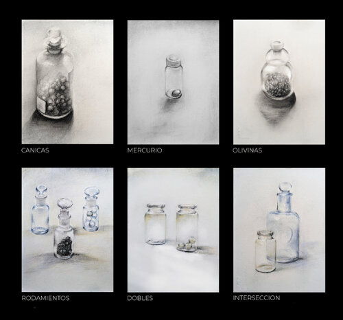RECUERDOS EN UNA BOTELLA by Elena Martí Zaro, Drawing for Sale on Select