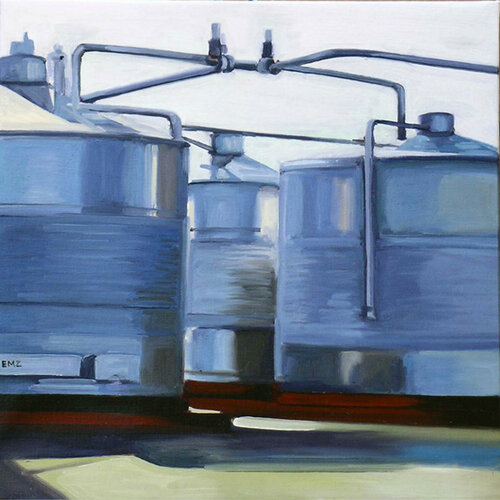 DEPOSITO C ( Serie Depósitos) by Elena Martí Zaro, Painting for Sale on Select