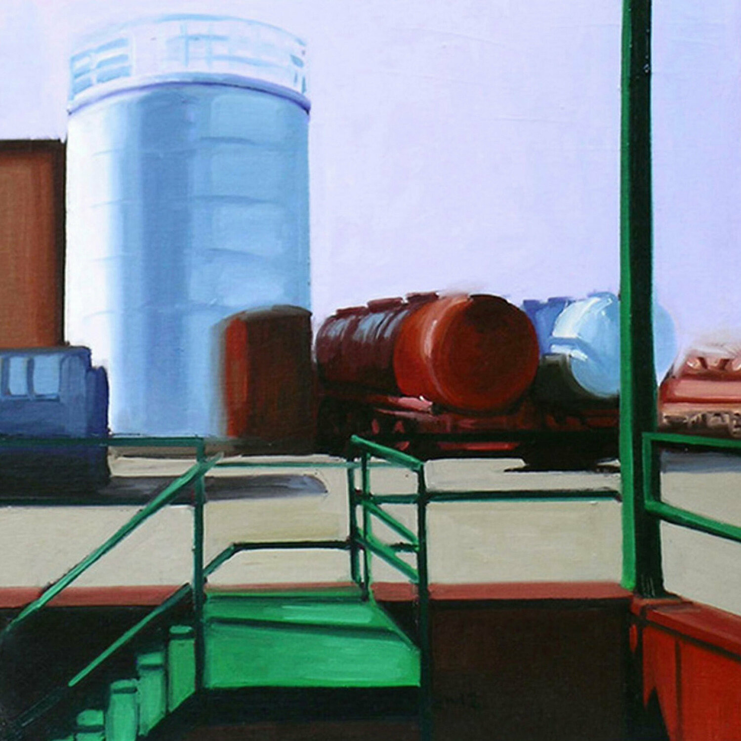 DEPOSITO A ( Serie Depósitos) Elena Martí Zaro Original painting for sale