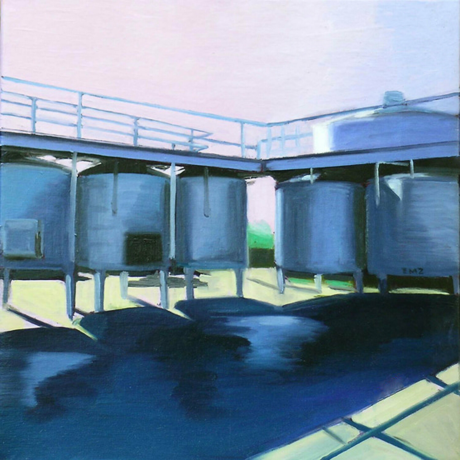 DEPOSITO B ( Serie Depósitos) Elena Martí Zaro Original painting for sale