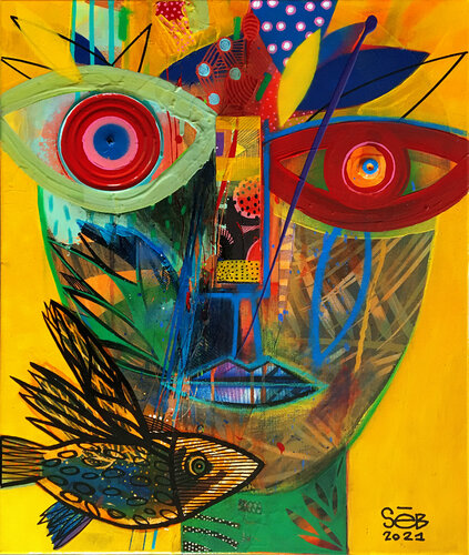 MataYaya by Seb, Painting for Sale on Select