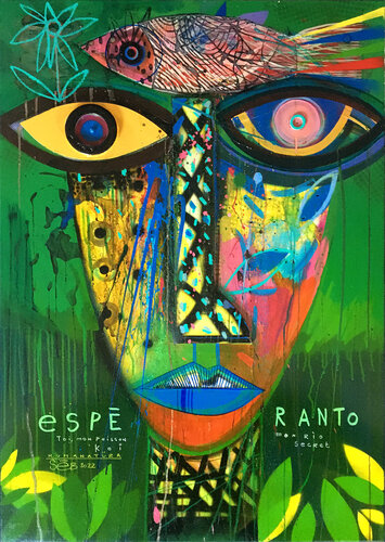 Espéranto by Seb, Painting for Sale on Select