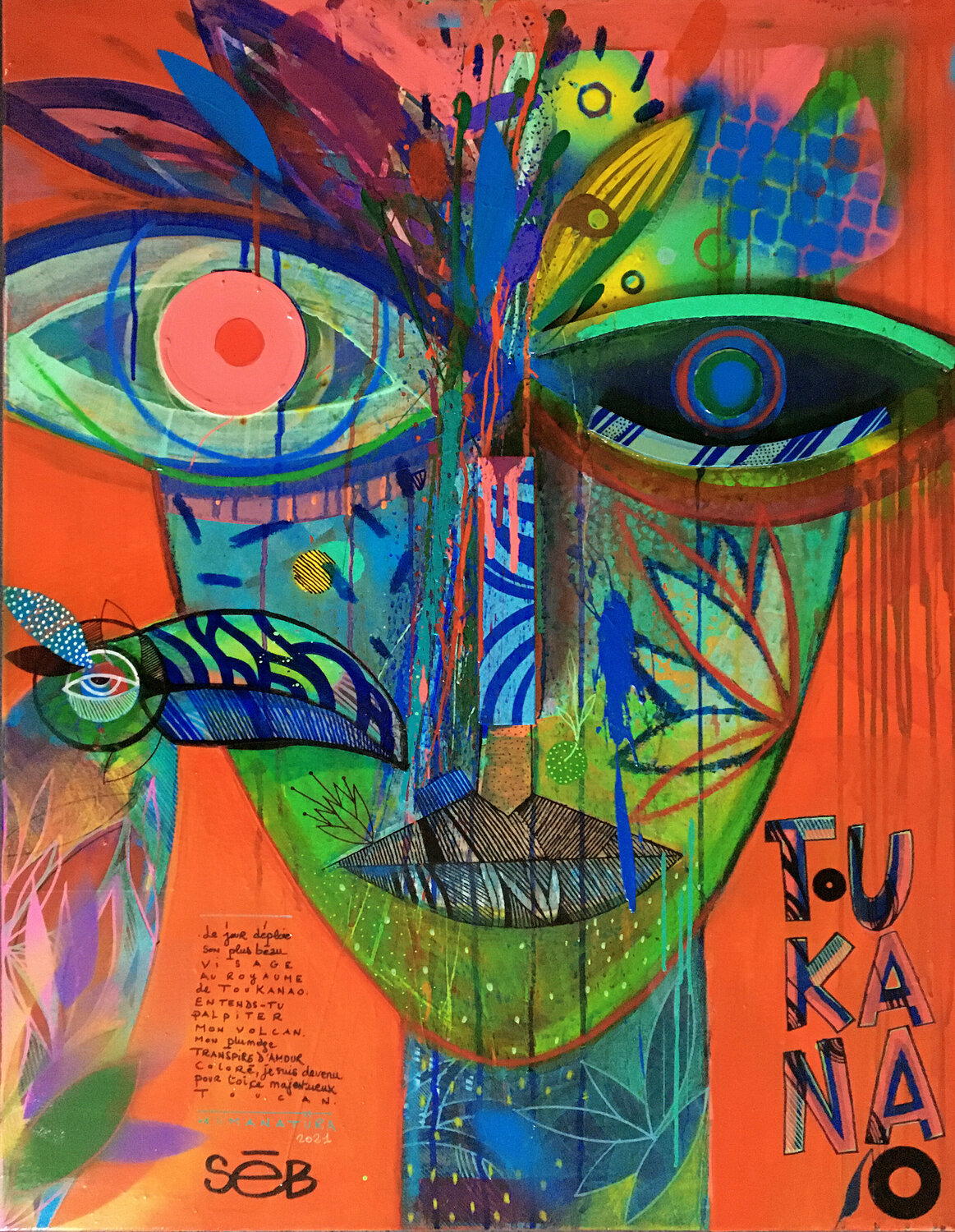 Toukanao Seb Original painting for sale
