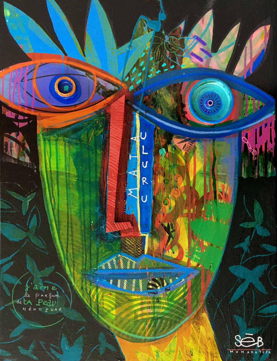 Mata Ulurü Seb Original painting for sale