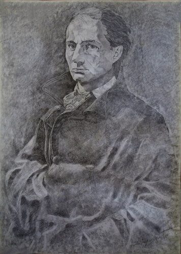 IL POETA MALEDETTO by Paola Imposimato, Drawing for Sale on Select