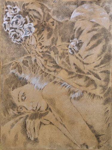 LA ROSA MISTICA by Paola Imposimato, Drawing for Sale on Select