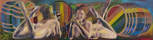 PASSIONE ENOICA by Paola Imposimato, Painting for Sale on Select