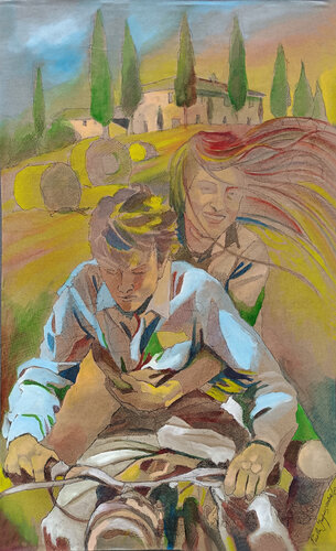 NEL VENTO DI TOSCANA by Paola Imposimato, Painting for Sale on Select