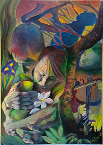 VIAGGIO NELLE FRAGRANZE by Paola Imposimato, Painting for Sale on Select