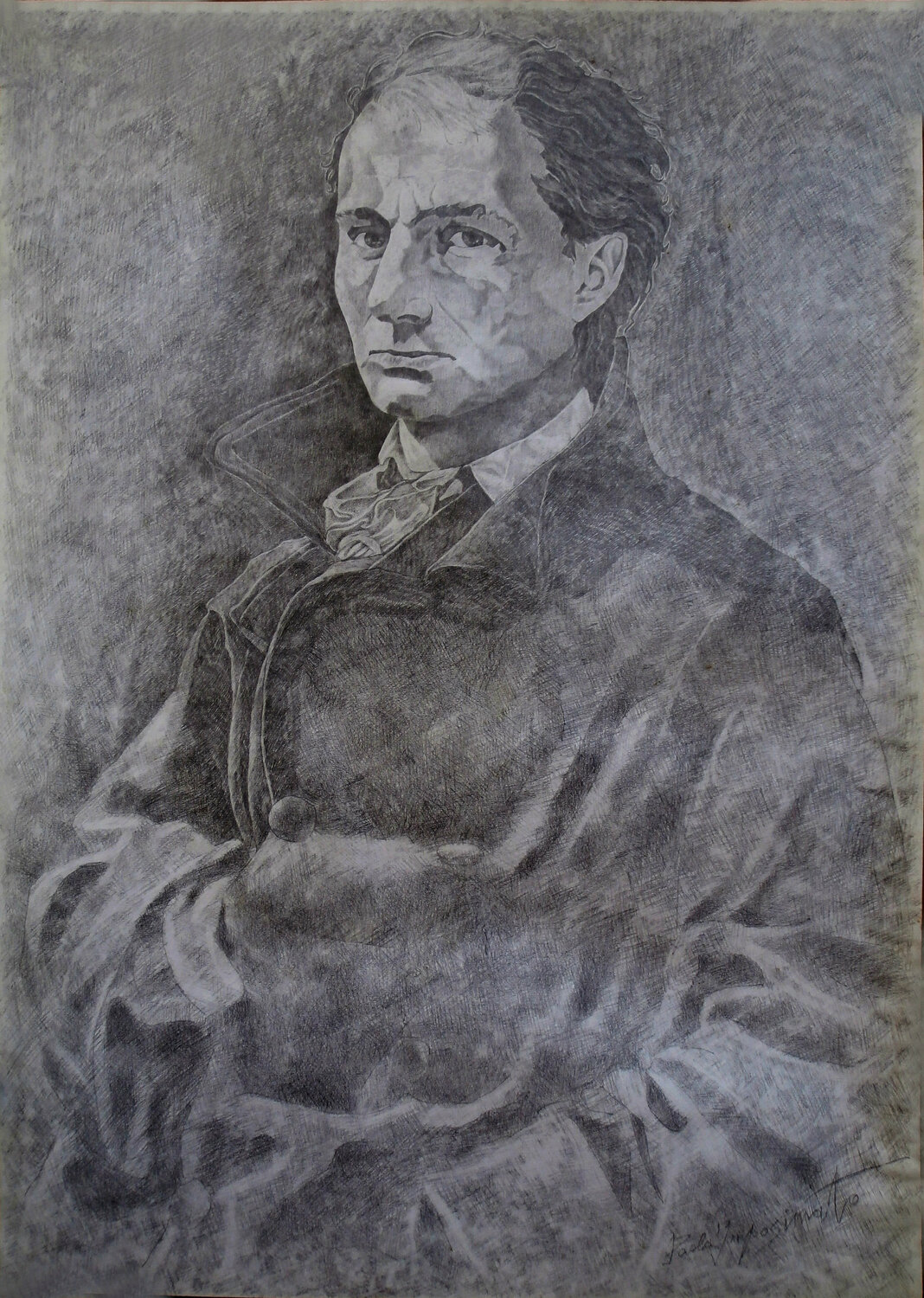 IL POETA MALEDETTO Paola Imposimato Drawing for sale