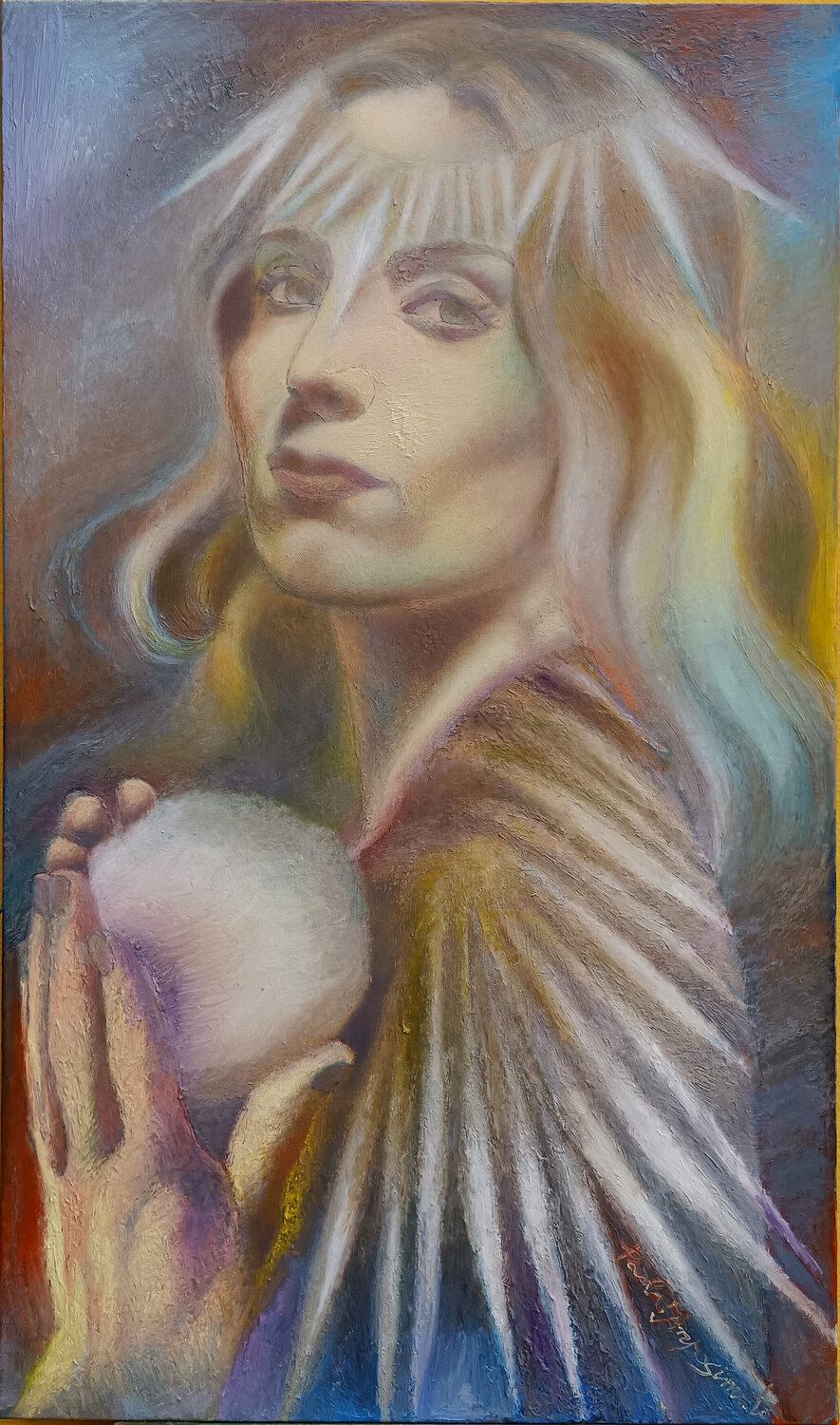 LA FATA DELLA NEVE Paola Imposimato Original painting for sale