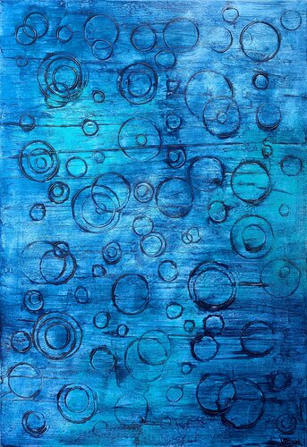 Rain 15 by Veronica Russek, Painting for Sale on Select