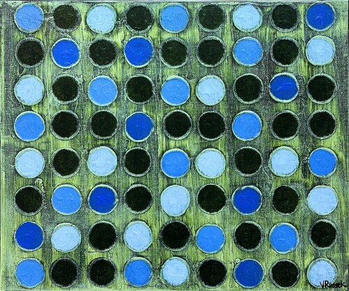 Cornflowers by Veronica Russek, Painting for Sale on Select
