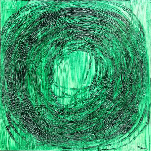 Vortex 46: Luck and Prosperity by Veronica Russek, Painting for Sale on Select