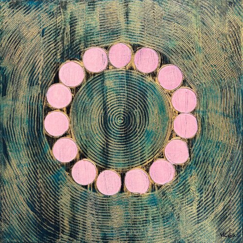 Rose Quartz by Veronica Russek, Painting for Sale on Select