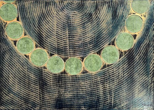 Aventurine by Veronica Russek, Painting for Sale on Select