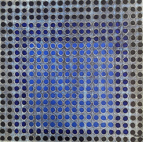 Radial Grid 12 by Veronica Russek, Painting for Sale on Select