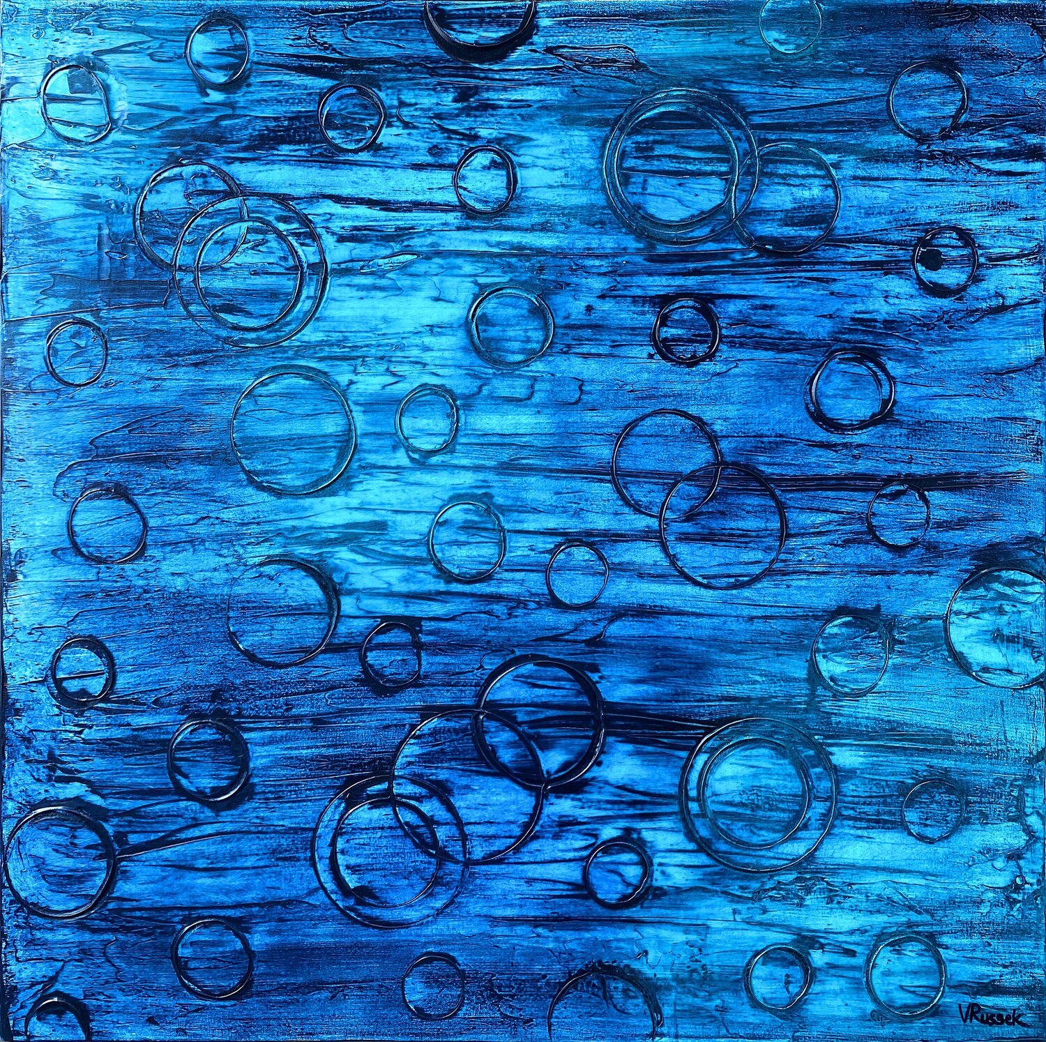 Rain 20 Veronica Russek Original painting for sale