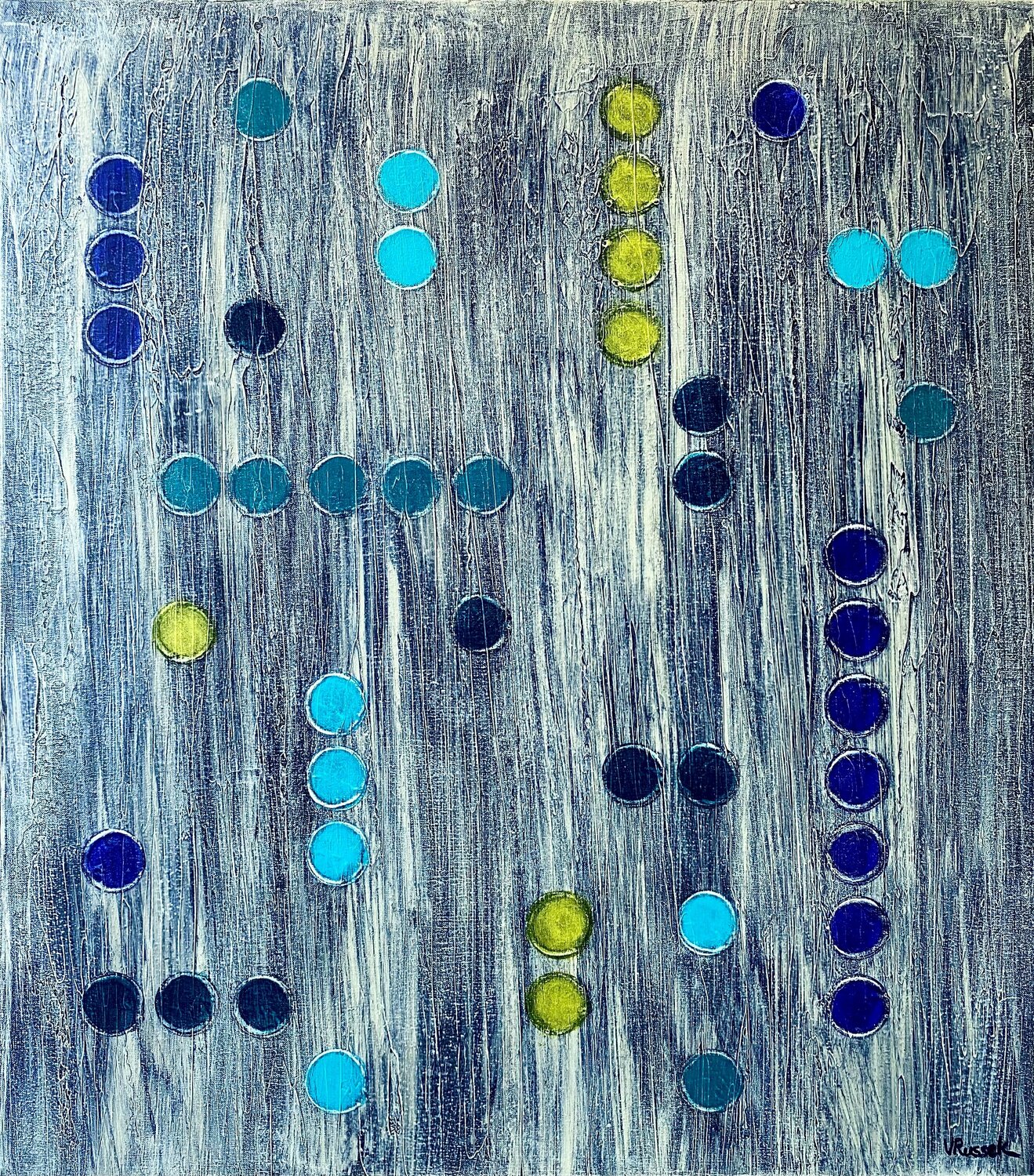 Connections 1 Veronica Russek Original painting for sale