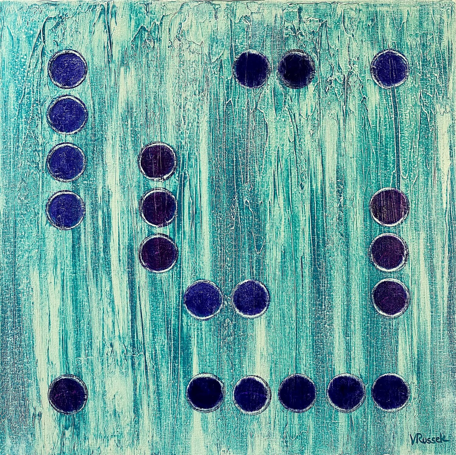 Connections 4 Veronica Russek Original painting for sale