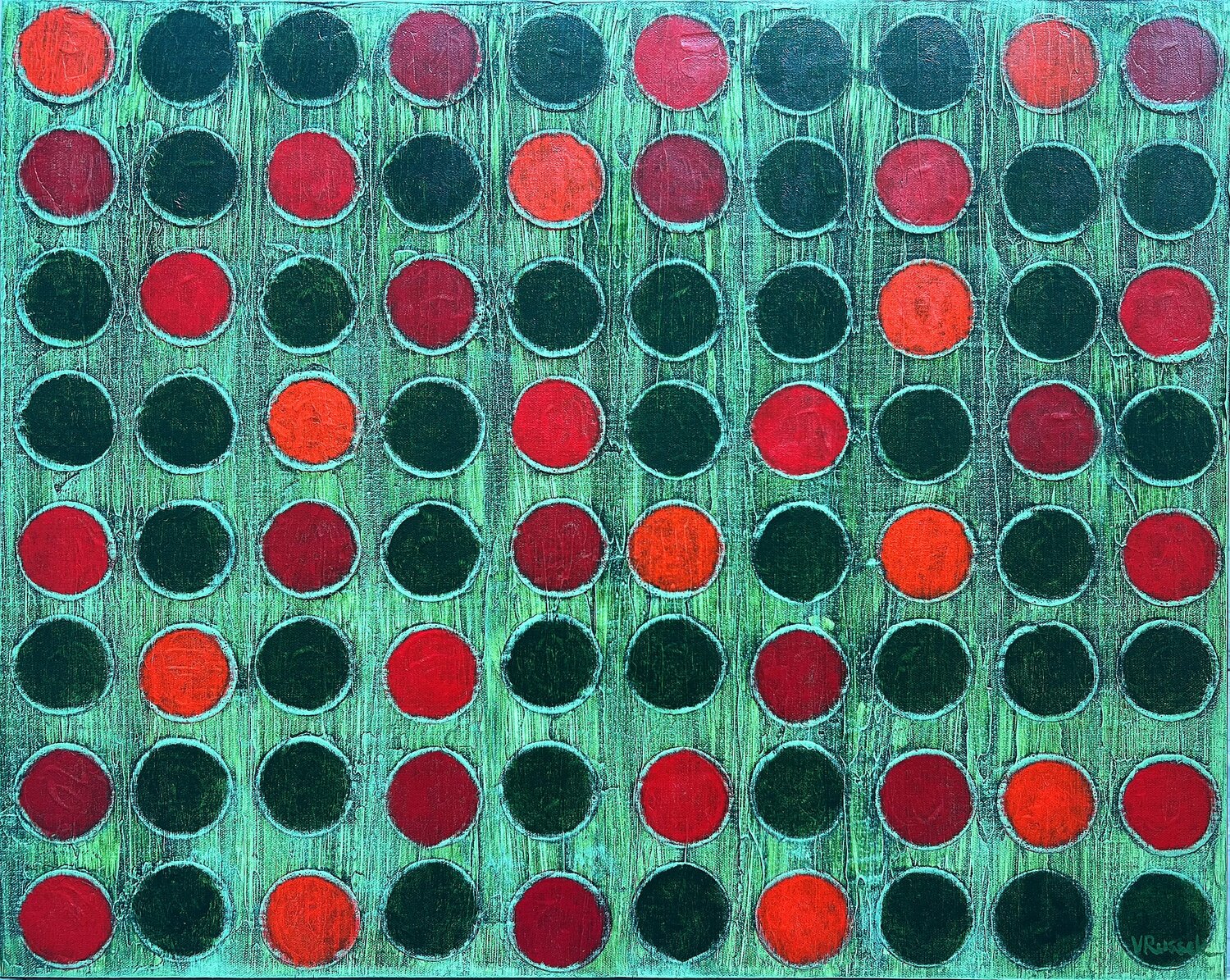 Poppies Veronica Russek Original painting for sale