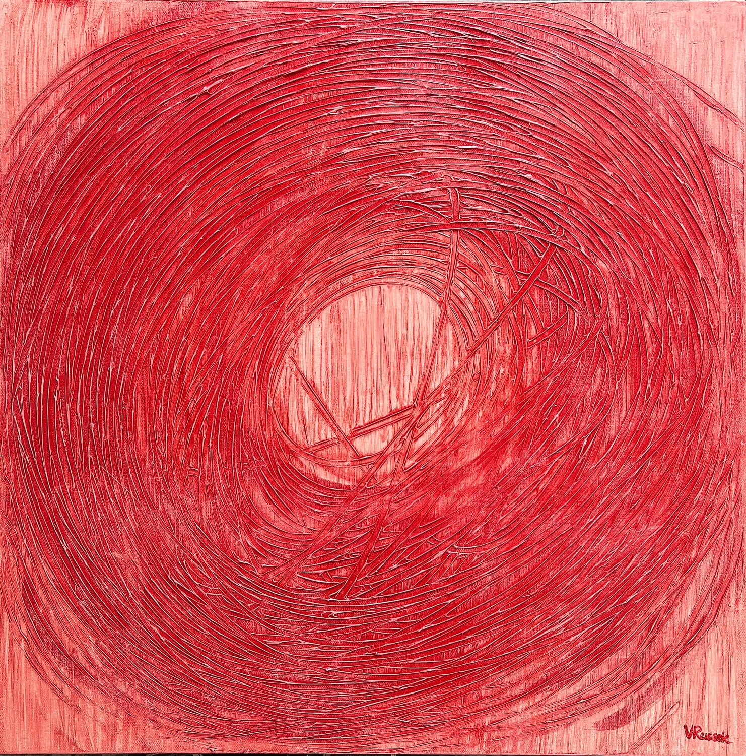 Vortex 48: Passion and Love Veronica Russek Original painting for sale