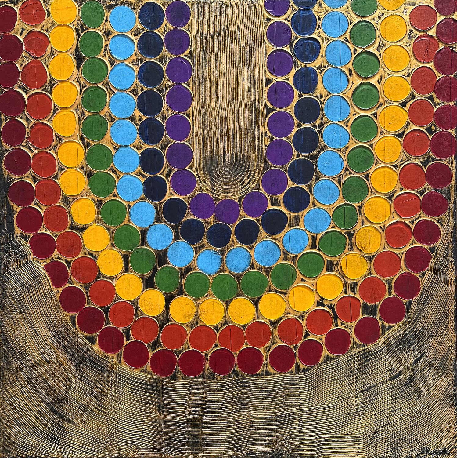 Chakras Veronica Russek Original painting for sale